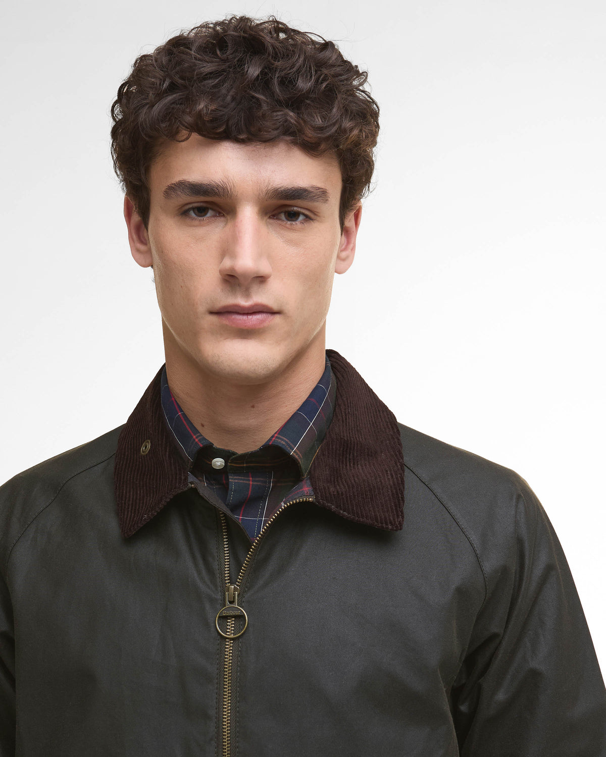 Barbour Short Bedale Mens Wax Jacket - Olive | CHO | Designer Mens Coats & Jackets