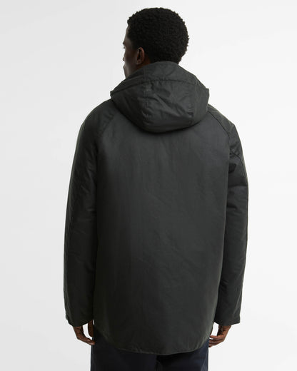 Barbour Modern Beaufort Mens Wax Jacket - Sage/Shadow Classic | CHO | Designer Mens Wax Jackets