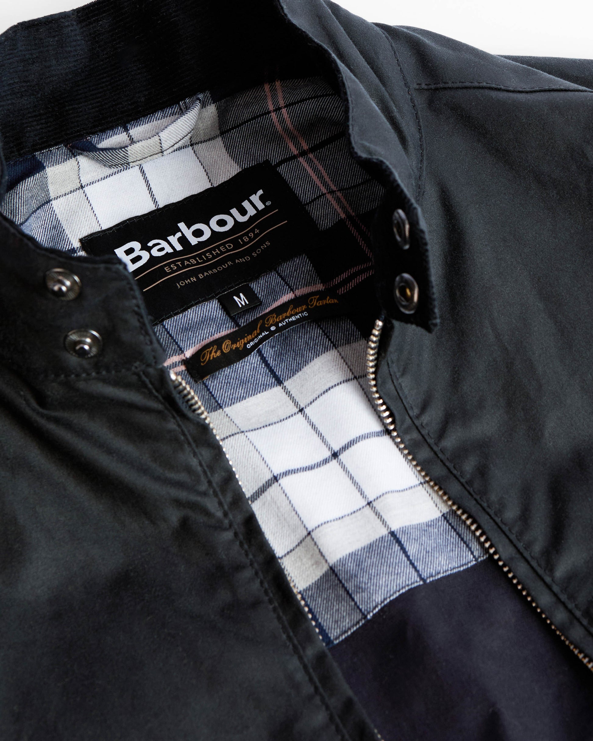 Barbour Modern Royston Mens Wax Jacket - Navy - CHO - Designer Mens Coats & Jackets