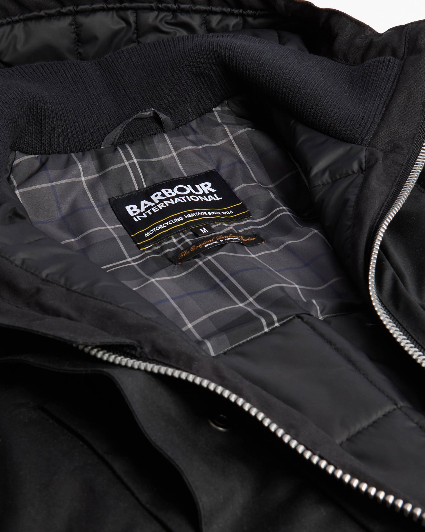 Barbour International Oakdale Mens Wax Jacket - Black