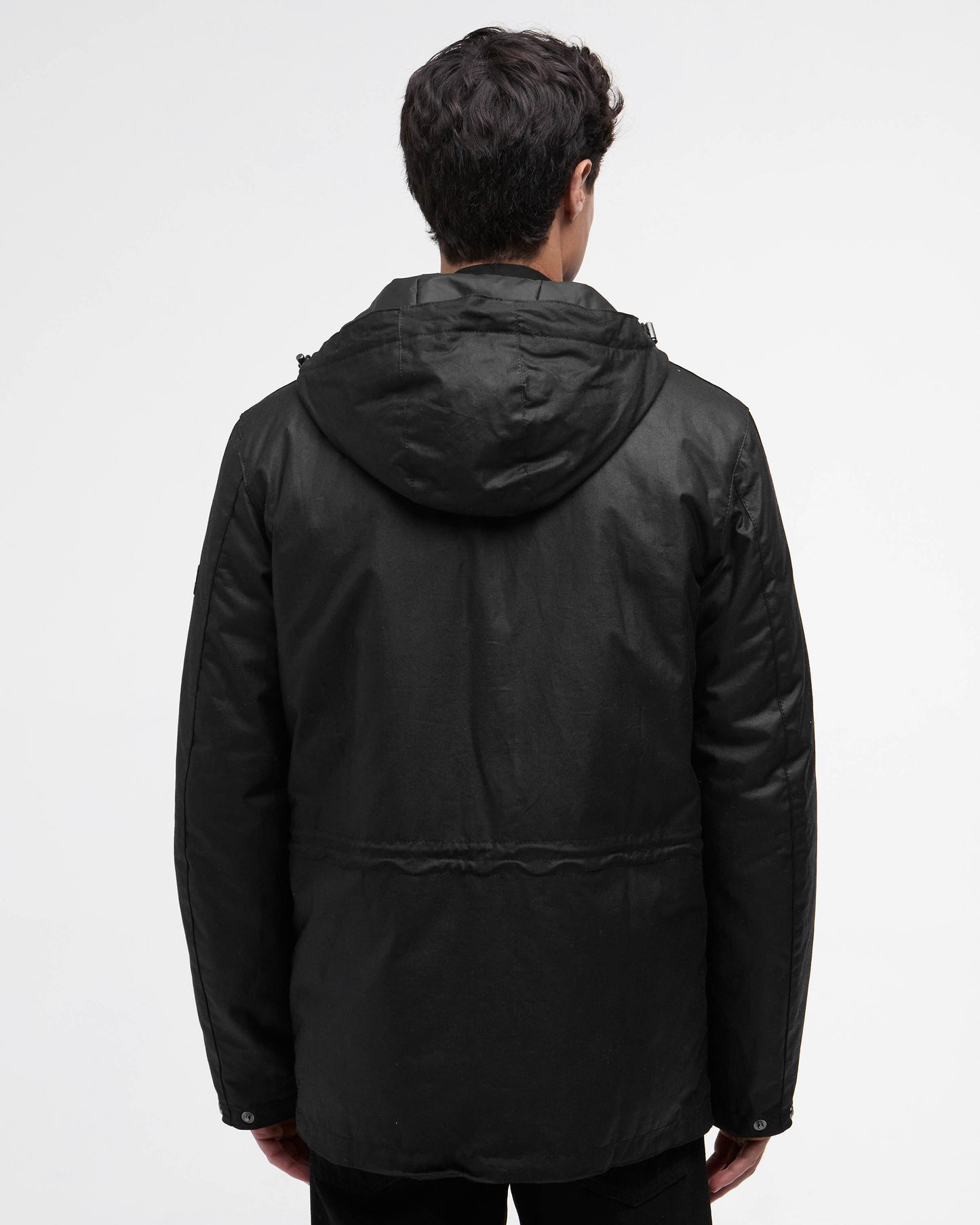 Barbour International Endley Mens Wax Jacket - Black