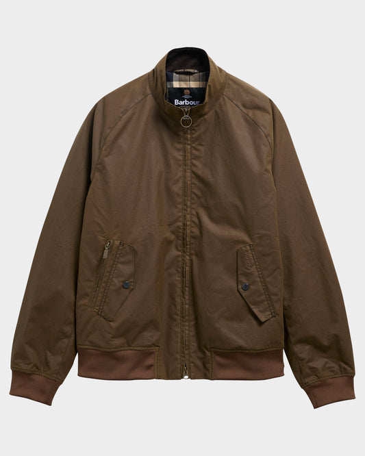 Barbour Chelsea Mens Wax Jacket - Brown | CHO | Designer Mens Wax Jackets