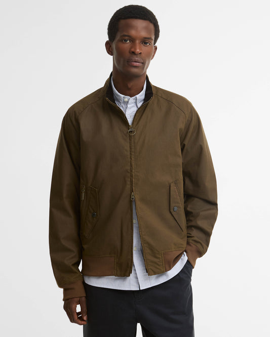 Barbour Chelsea Mens Wax Jacket - Brown | CHO | Designer Mens Wax Jackets