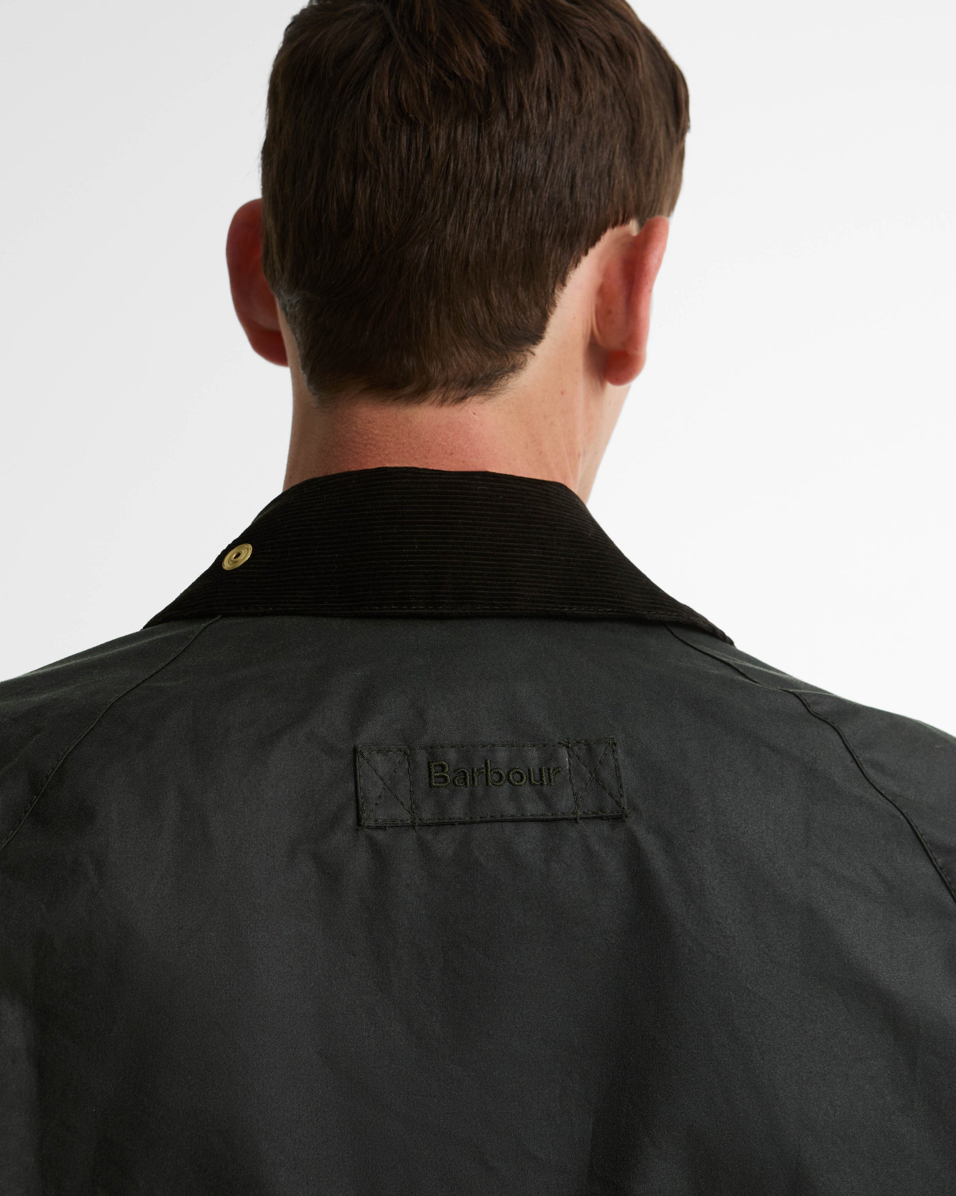 Barbour Icons Patch Bedale Mens Wax Jacket - Sage | CHO | Designer Mens Wax Jackets