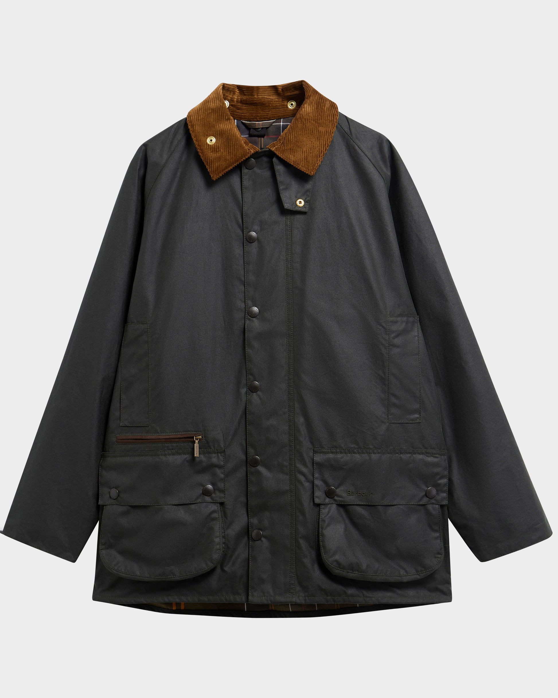 Barbour Icons Beaufort Mens Wax Jacket - Sage | CHO | Designer Mens Wax Jackets