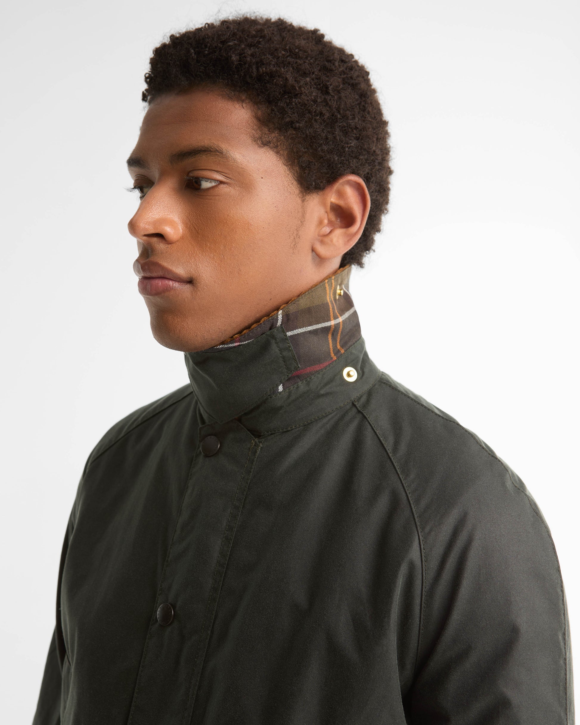 Barbour Icons Ashby Mens Wax Jacket - Sage | CHO | Designer Mens Wax Jackets