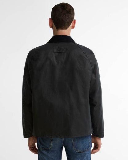 Barbour Icons Transport Mens Wax Jacket - Navy