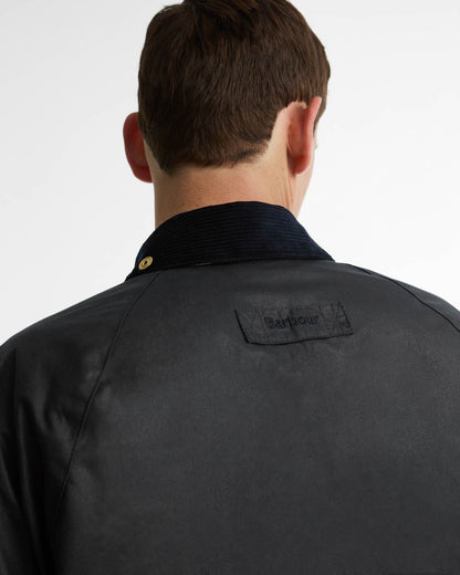 Barbour Icons Transport Mens Wax Jacket - Navy