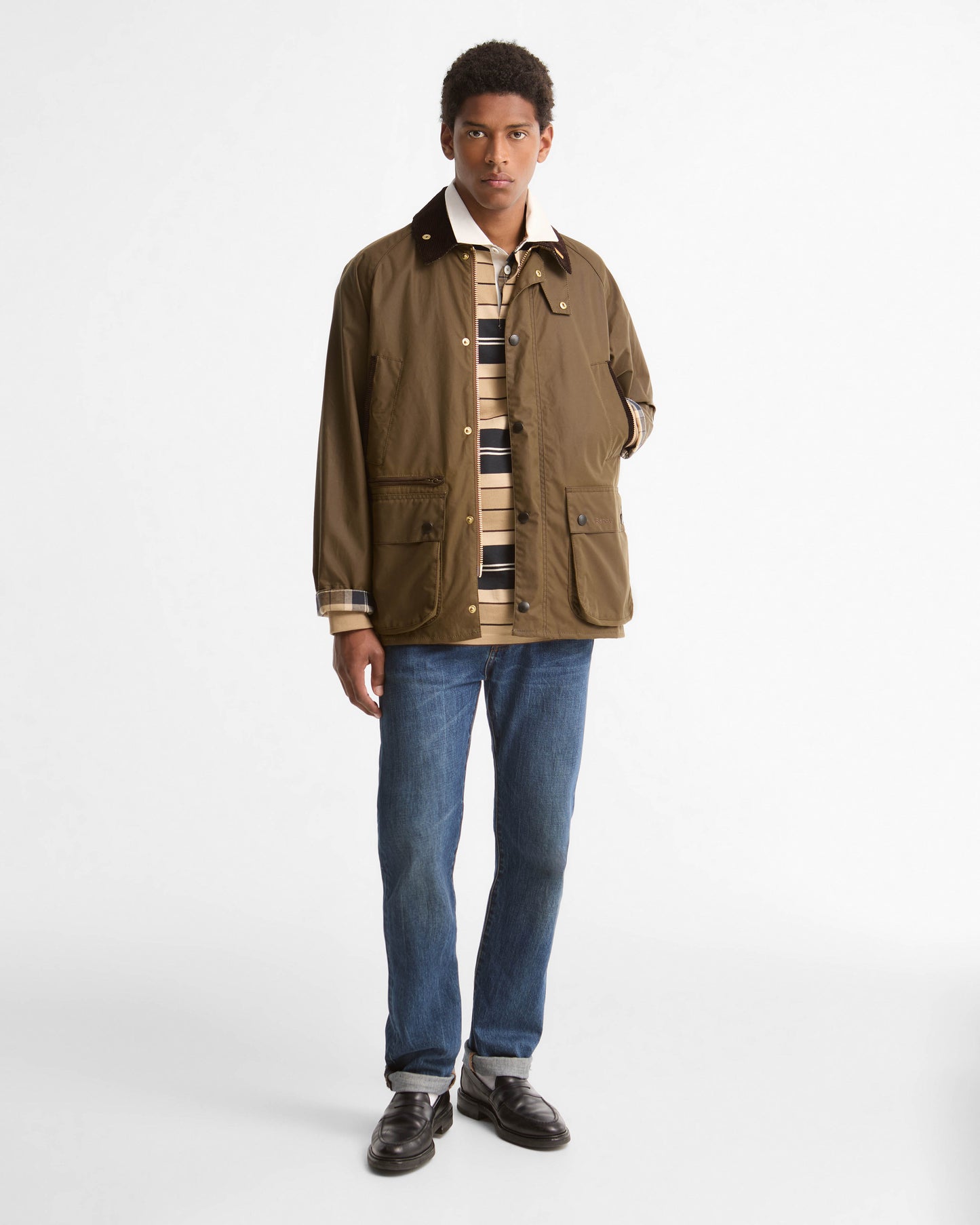 Barbour Icons Bedale Mens Wax Jacket - Brown | CHO | Designer Mens Wax Jackets