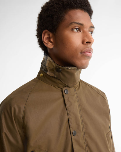 Barbour Icons Bedale Mens Wax Jacket - Brown | CHO | Designer Mens Wax Jackets
