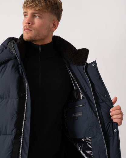 Moose Knuckles Everest 3Q Mens Puffer Jacket  - Navy 833