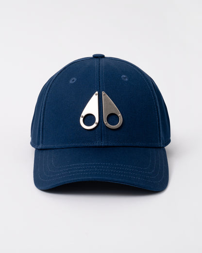 front of a Moose Knuckles Front Logo Icon Cap in Nightfall 1977