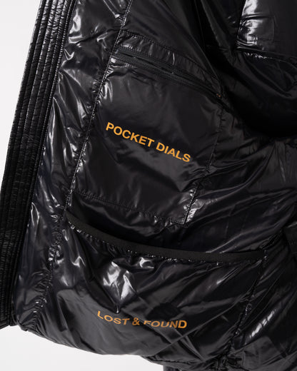 Moose Knuckles Kings Puffer Jacket Shearling - Black With Black Shearling 305
