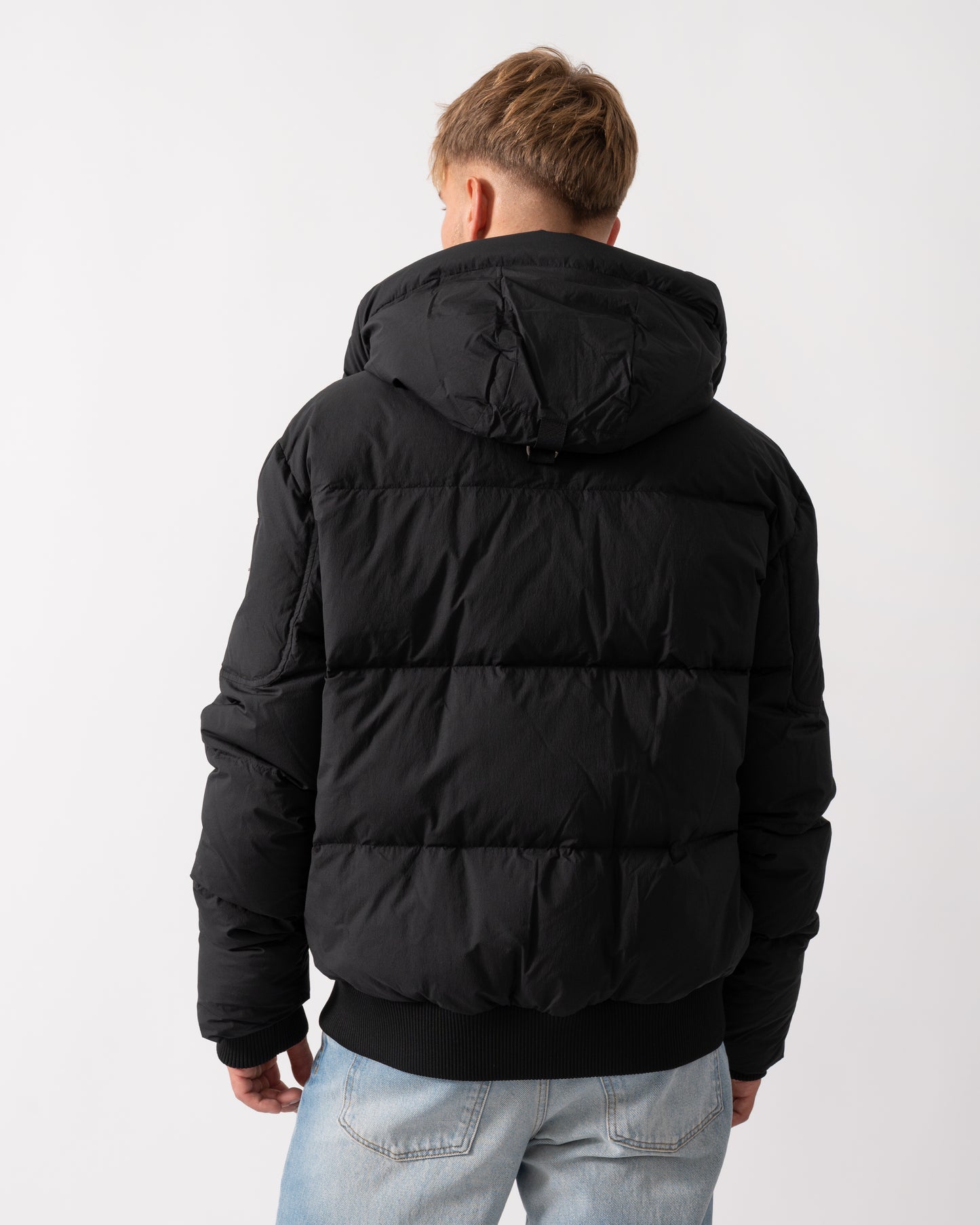 Moose Knuckles Mens Everest Bomber - Black 292