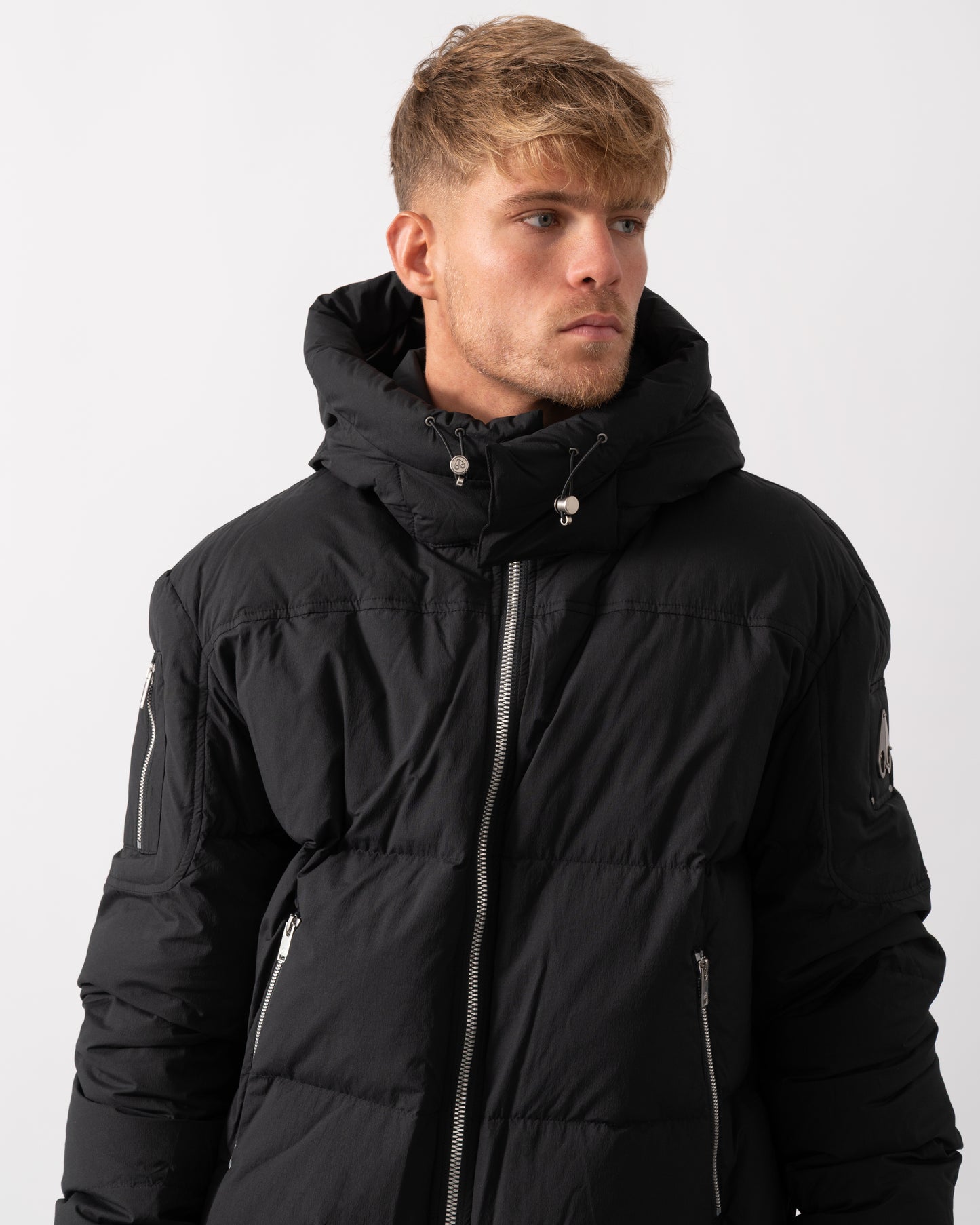 Moose Knuckles Mens Everest Bomber - Black 292