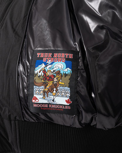Moose Knuckles Mens Everest Bomber - Black 292