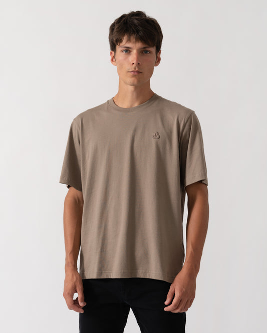 Moose Knuckles Mens Yul Classic T-Shirt - Ashen 1968