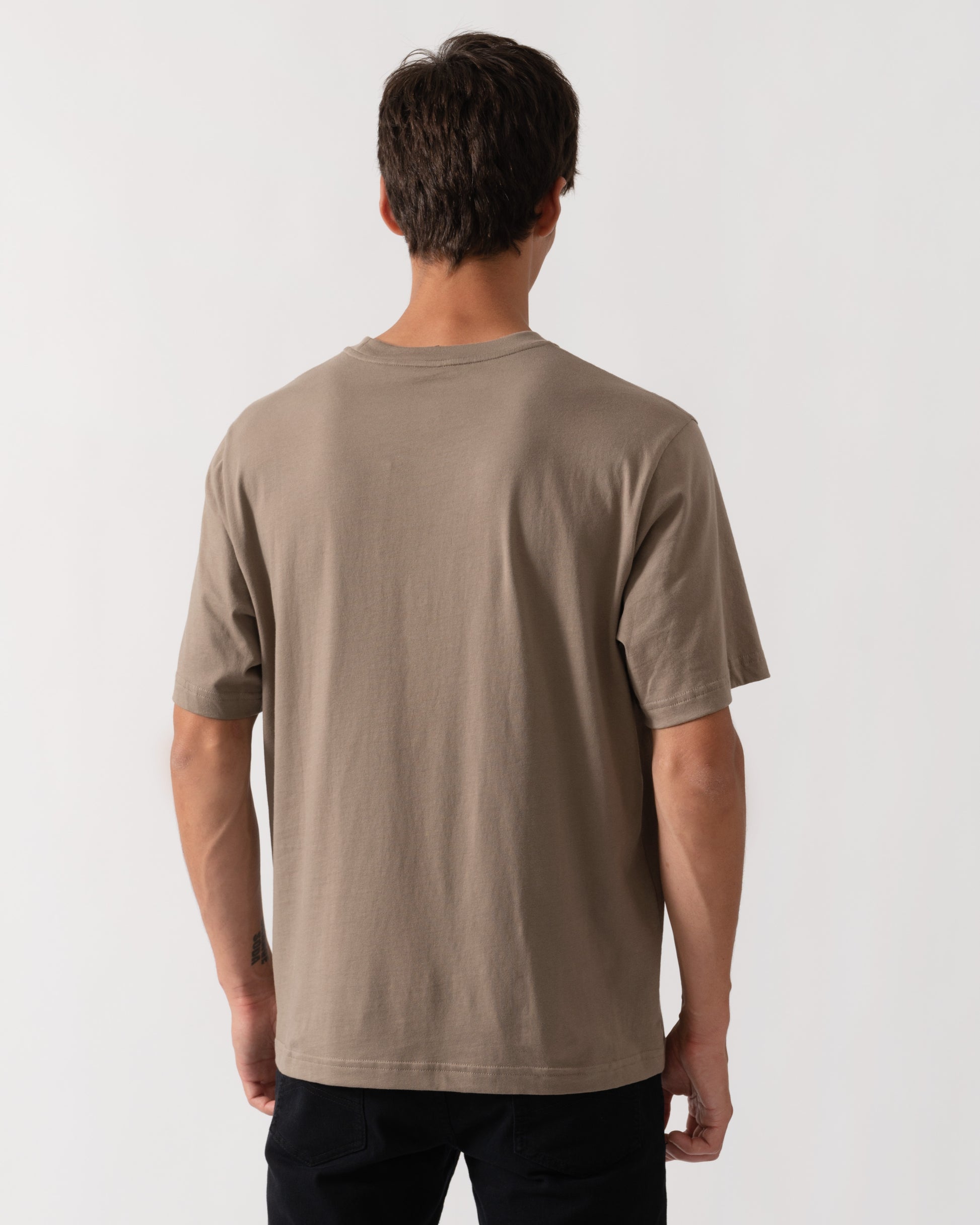 Moose Knuckles Mens Yul Classic T-Shirt - Ashen 1968