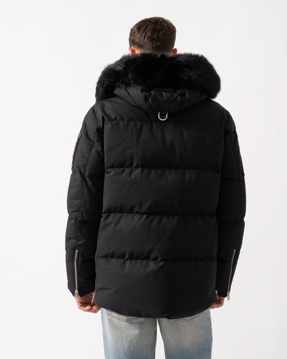 Moose Knuckles Original 3Q Jacket - Black With Black Shearling 305