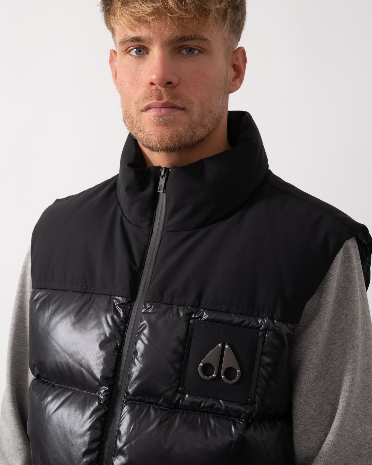 Moose Knuckles Victory Peak Mens Padded Vest - Black 292