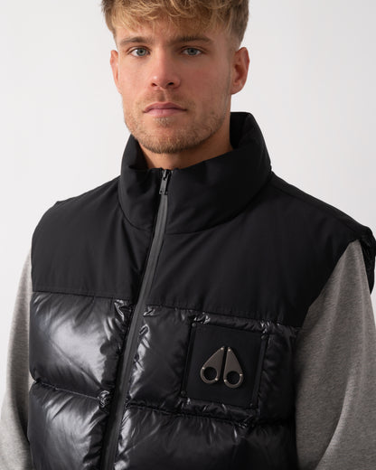 Moose Knuckles Victory Peak Mens Padded Vest - Black 292