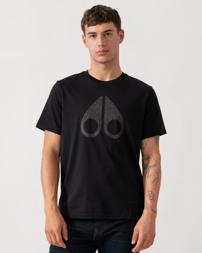Moose Knuckles Chamblee Leaf Mens T-Shirt - Black 292