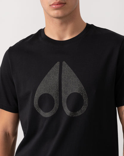Moose Knuckles Chamblee Leaf Mens T-Shirt - Black 292