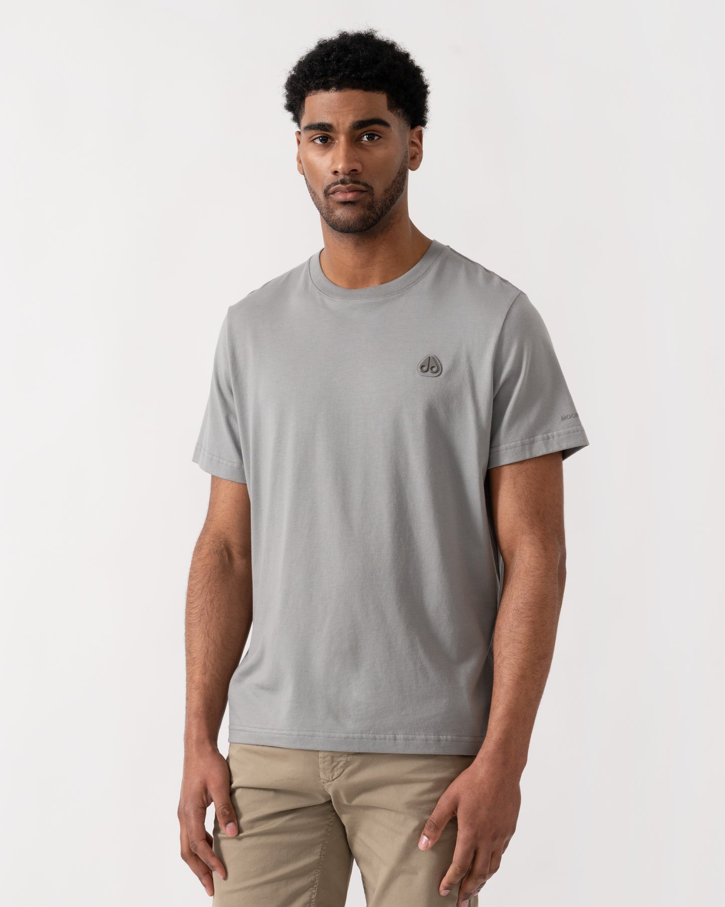 Moose Knuckles Crescent Mens T - Shirt - Industry 1892 | CHO | Designer Mens Logo T - Shirts