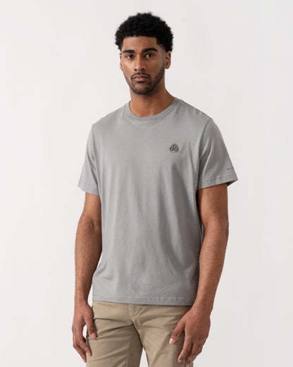 Moose Knuckles Crescent Mens T - Shirt - Industry 1892 | CHO | Designer Mens Logo T - Shirts