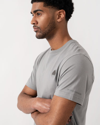 Moose Knuckles Crescent Mens T - Shirt - Industry 1892 | CHO | Designer Mens Logo T - Shirts