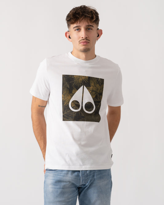 Moose Knuckles Hemlock Mens T-Shirt - White 160
