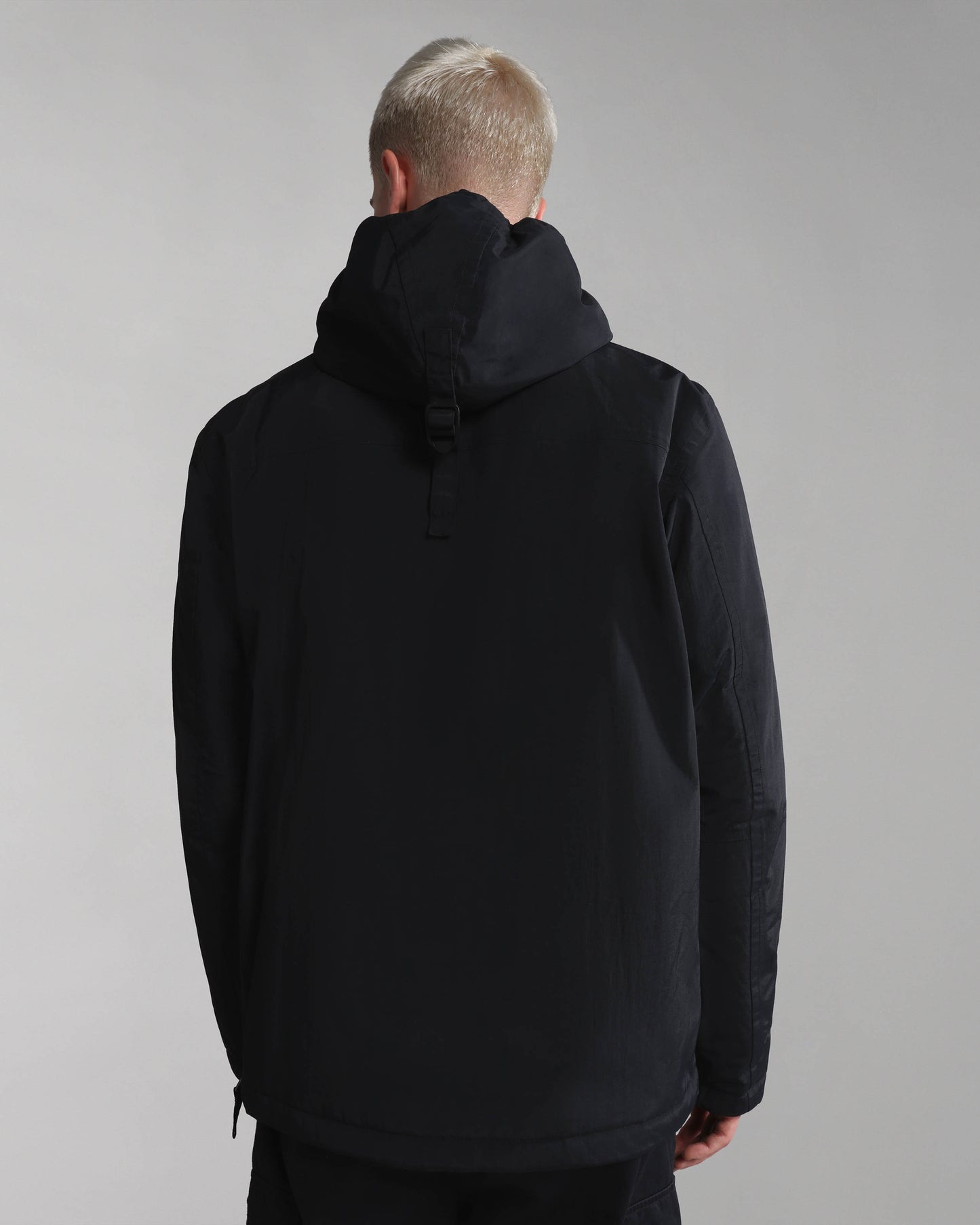 Napapijri Rainforest Winter 3 Mens Hooded Anorak - Black 041 | CHO | Designer Mens Weatherproof Jackets