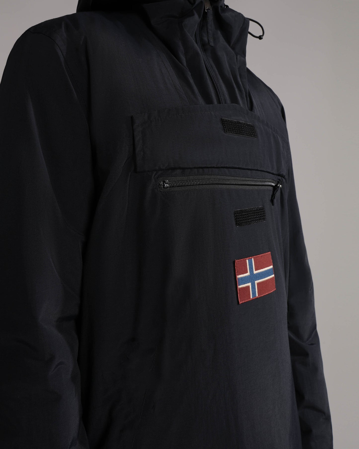 Napapijri Rainforest Winter 3 Mens Hooded Anorak - Black 041 | CHO | Designer Mens Weatherproof Jackets
