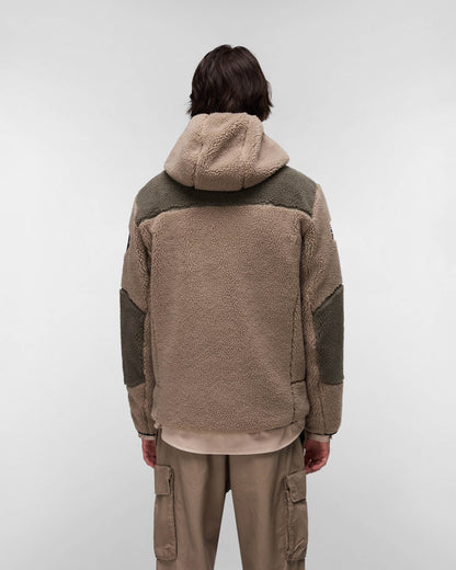 Napapijri Yupik Mens Zip Through Hoodie - Colourblock MCD