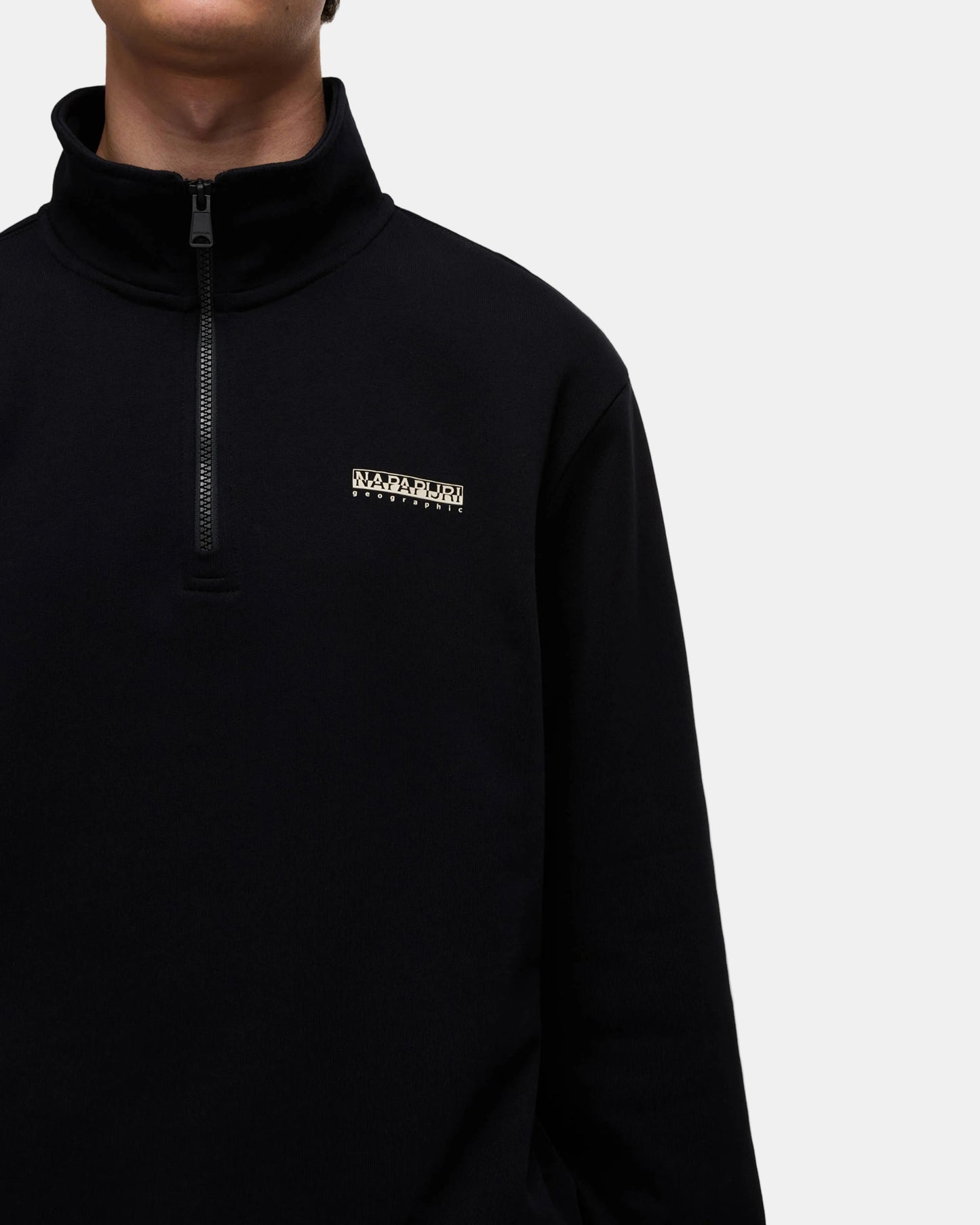 Napapijri Yupik 6 Full Zip Mens Fleece Hoodie - Black Beauty 941 | CHO | Designer Mens Fleece Hoodies