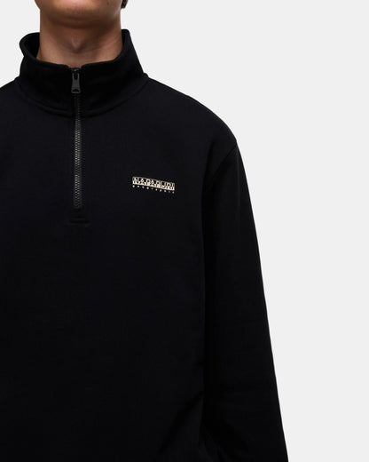 Napapijri Yupik 6 Full Zip Mens Fleece Hoodie - Black Beauty 941 | CHO | Designer Mens Fleece Hoodies