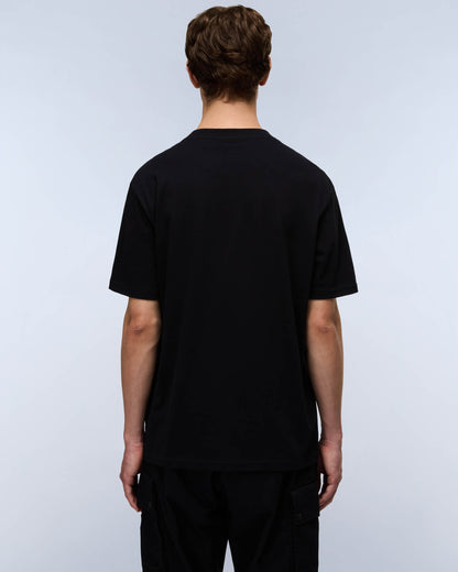 Napapijri Small Box Mens Short Sleeve T-Shirt - Black Beauty 941 | CHO | Designer Mens Short Sleeve T-Shirts & Tops