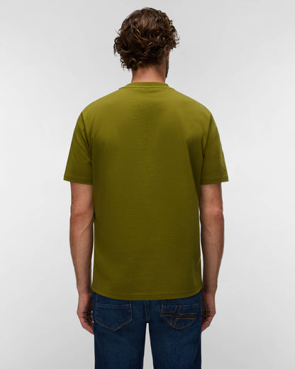 Napapijri Small Box Mens Short Sleeve T - Shirt - Avocado G4C | CHO | Designer Mens Short Sleeve T - Shirts & Tops