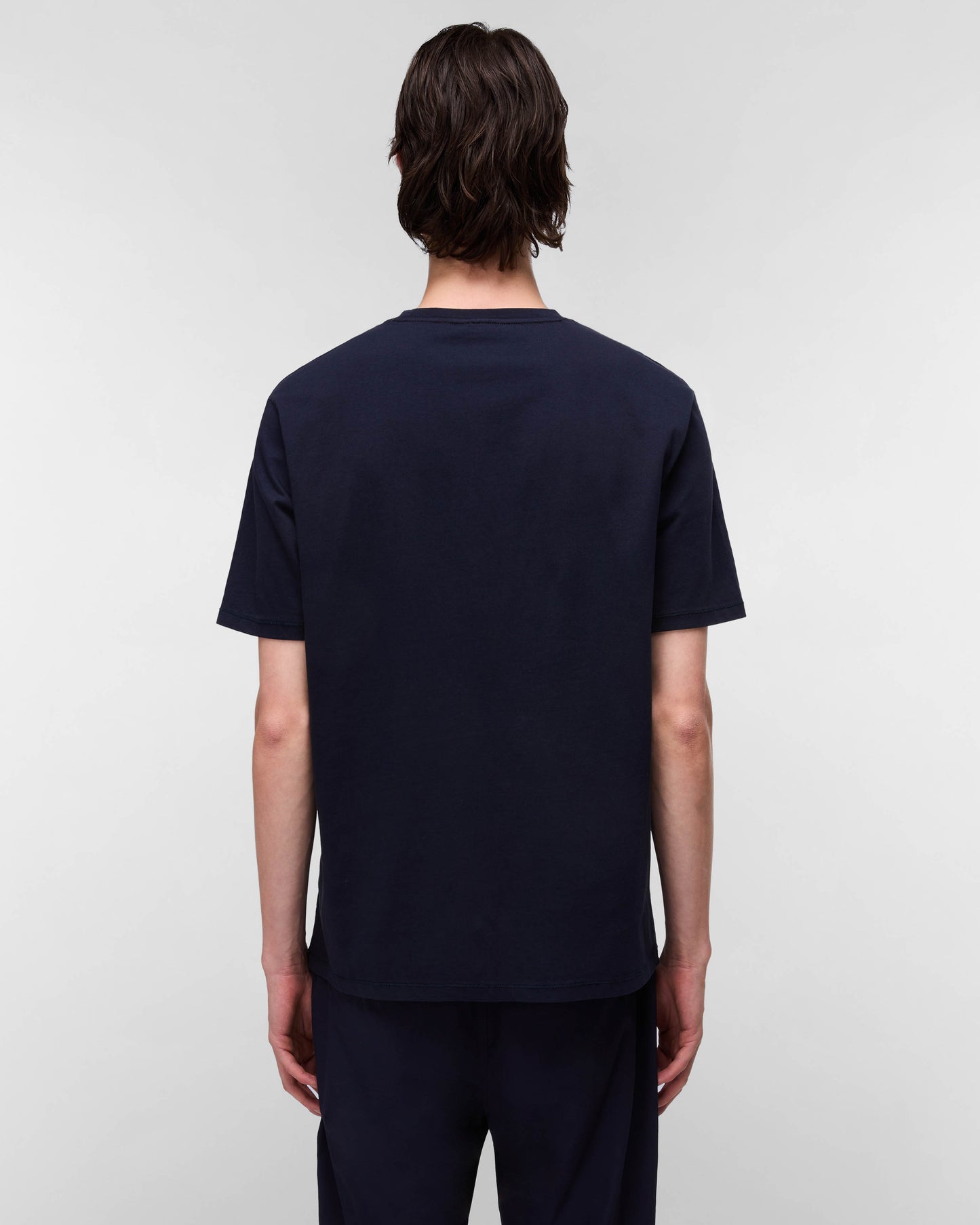 Napapijri Badge Mens Short Sleeve T-Shirt - Blue Marine 176