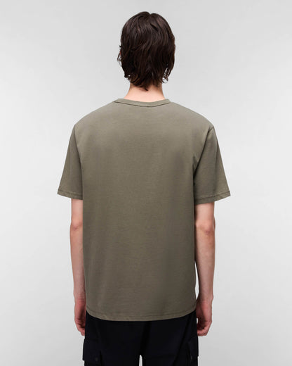 Napapijri Badge Mens Short Sleeve T-Shirt - Tea Leaf G0A