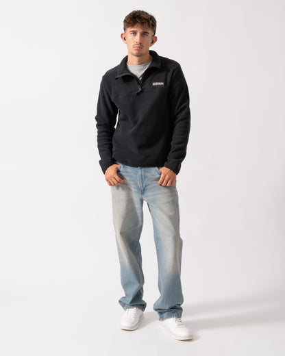 Napapijri Dergana Mens Half Zip Sweatshirt - Black Beauty 941