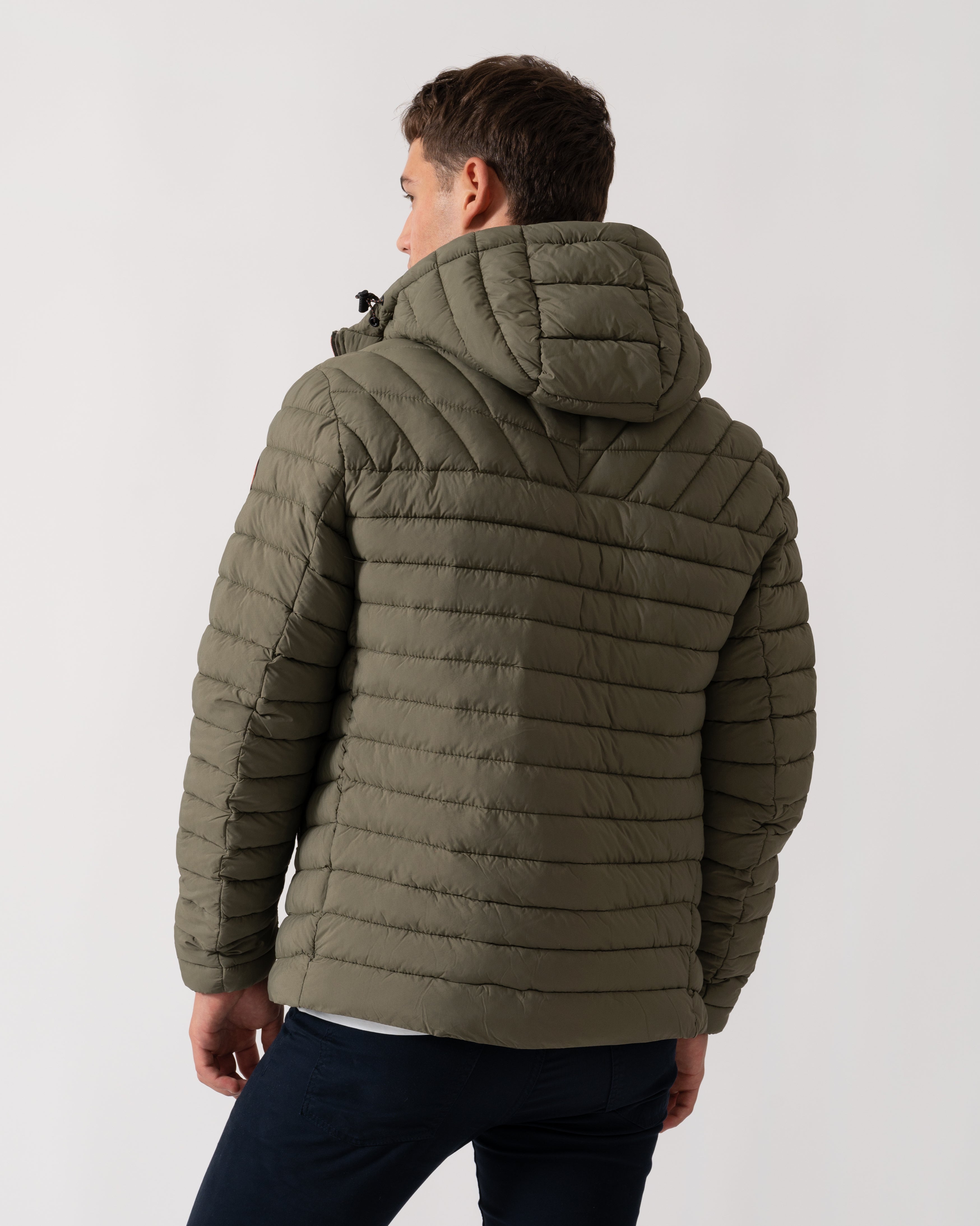 Napapijri A-Lapaz Mens Hooded Puffer Jacket - Tea Leaf G0A – CHO