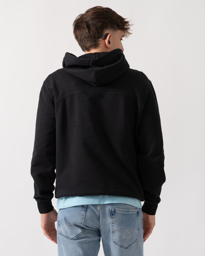 Napapijri Badge Mens Hoodie - Black Beauty 941