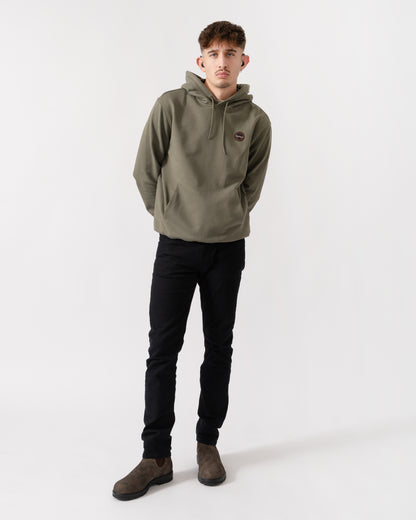 Napapijri Badge Mens Hoodie - Tea Leaf G0A