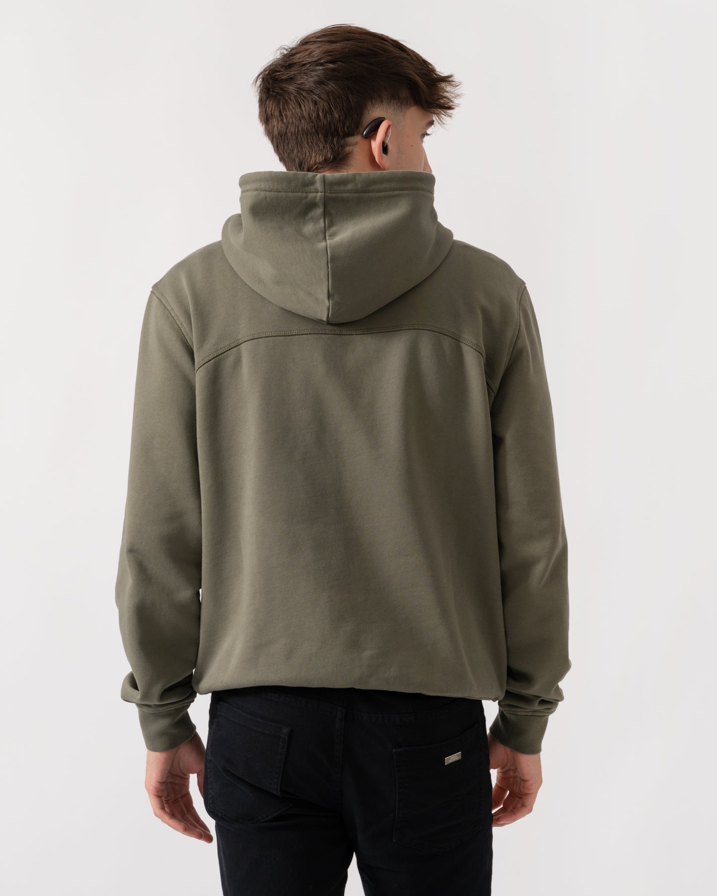 Napapijri Badge Mens Hoodie - Tea Leaf G0A