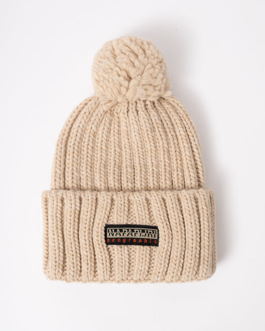 Napapijri Fea 2 Bobble Hat - Beige Dimity N1J