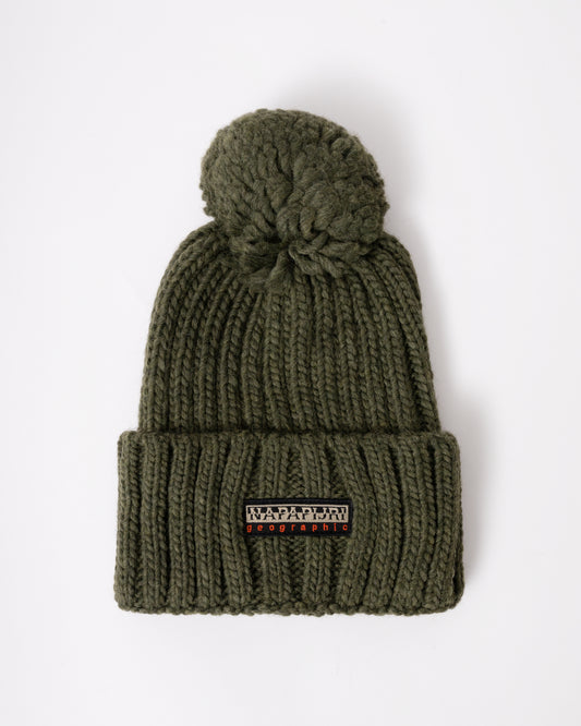 Napapijri Fea 2 Bobble Hat - Tea Leaf G0A