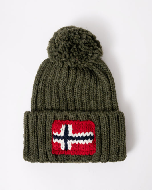 Napapijri Semiury 5 Bobble Hat - Tea Leaf G0A