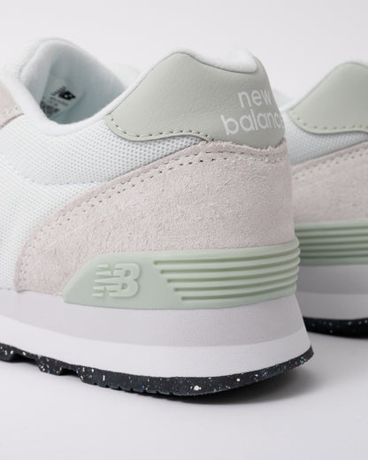 heel detail of New Balance 515V3 Womens Trainers - NB White