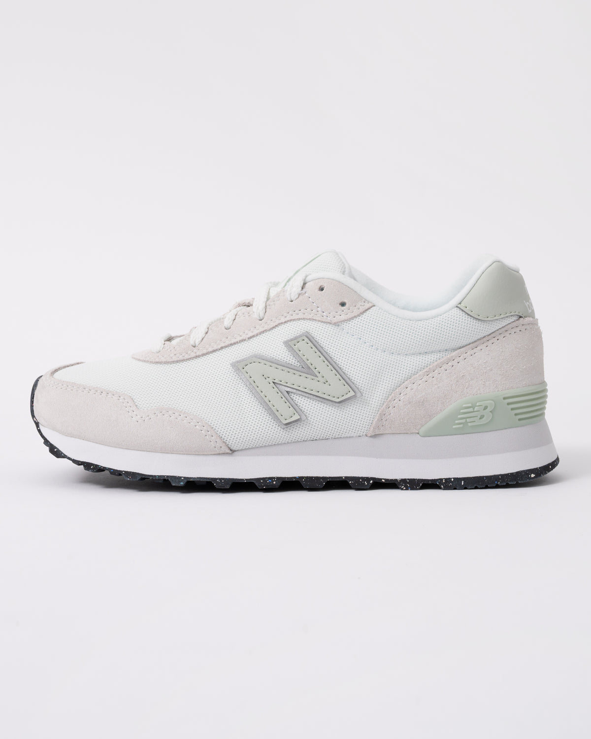 side of New Balance 515V3 Womens Trainers - NB White